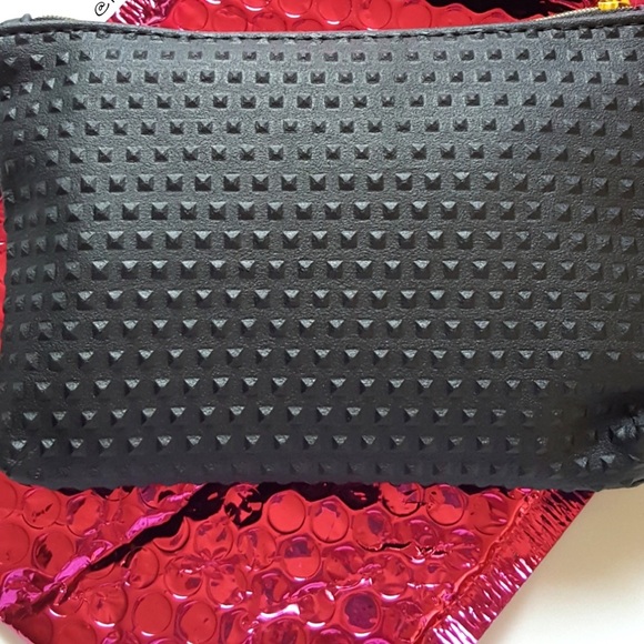 3/$10 Ipsy Glam Bag New September 2017 Black Textured Vegan Leather Like A Boss - Picture 8 of 8